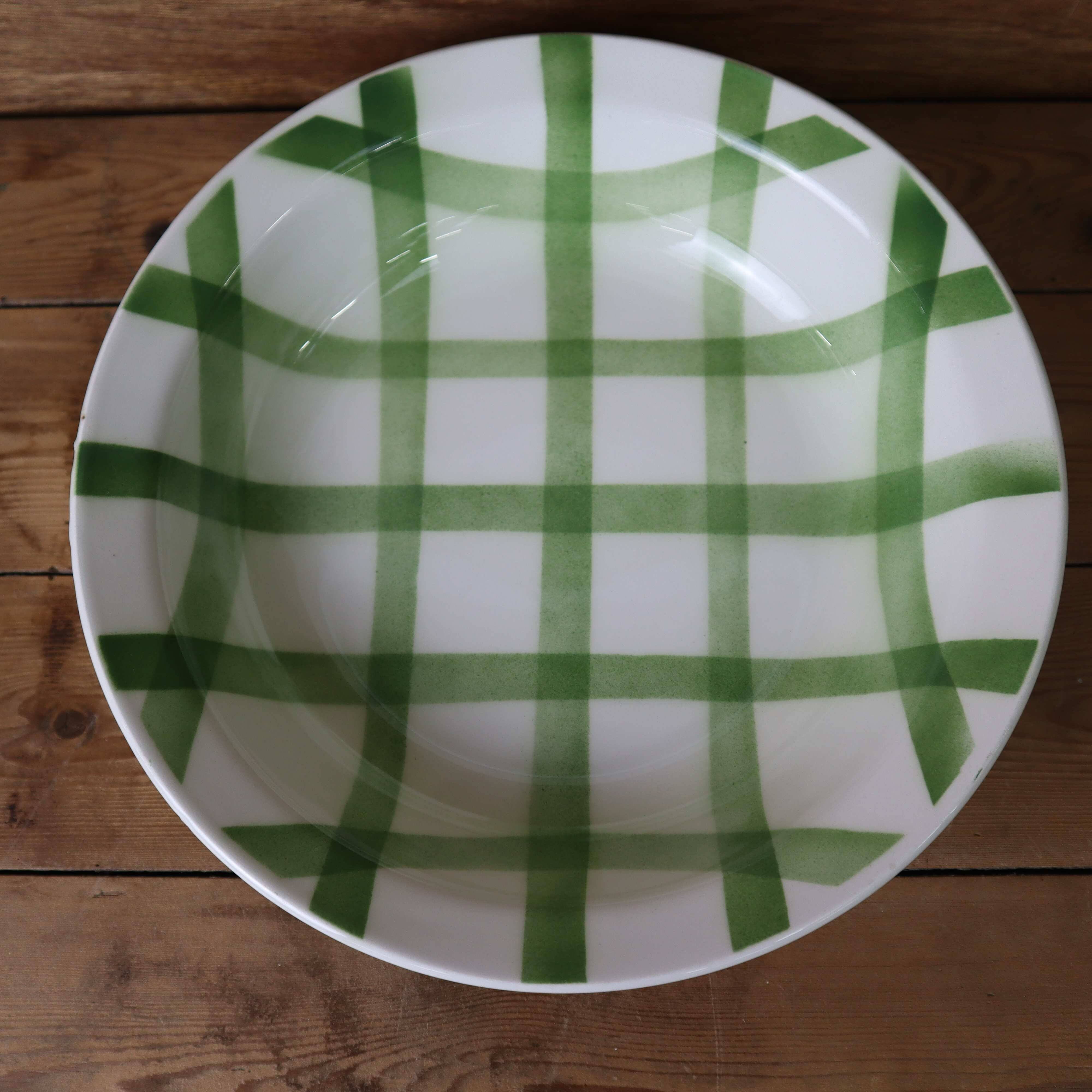 Saladier Moulin Des Loups modèle "Nappe" vert