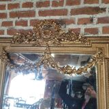 Miroir doré style Louis XVI 89x151cm