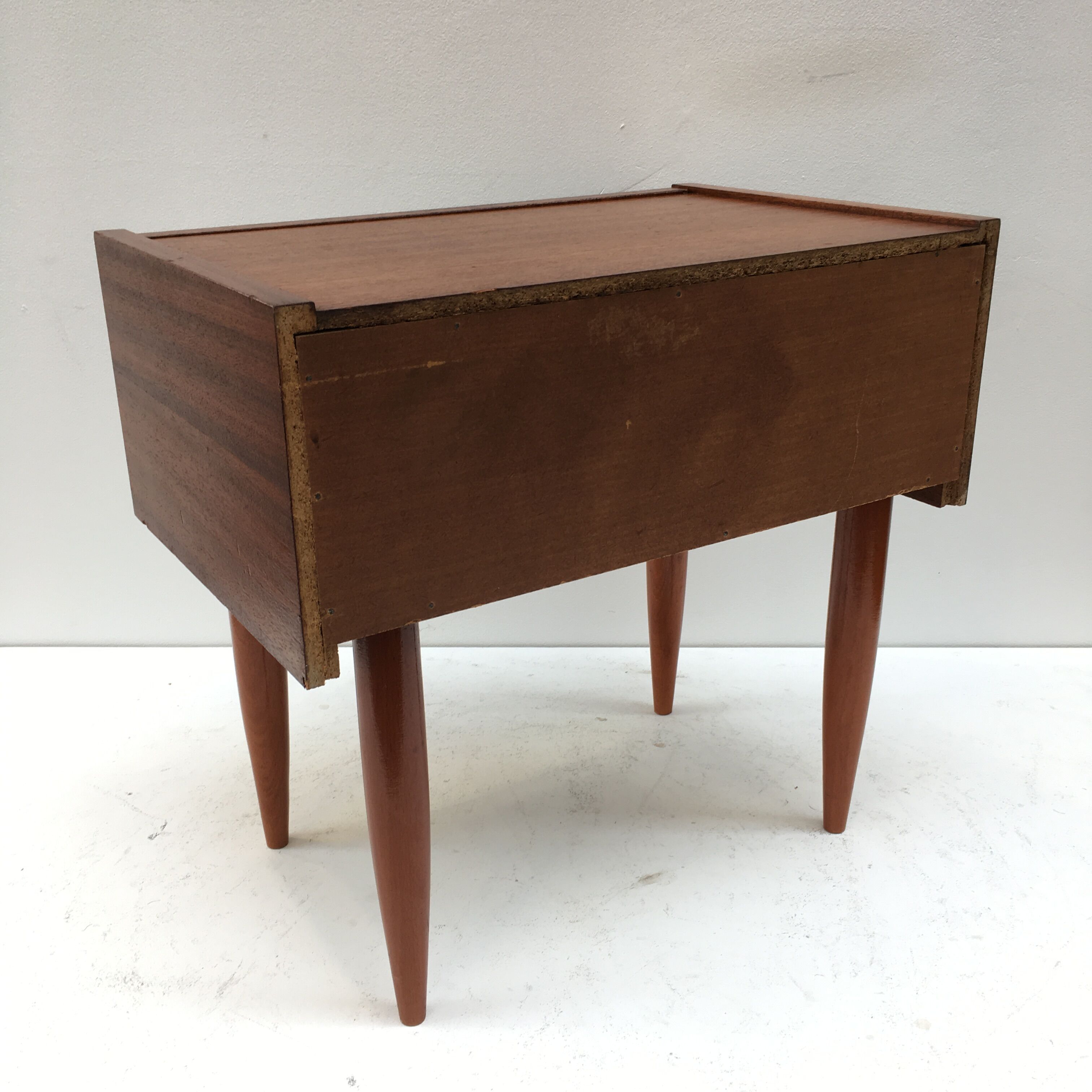 Pair of spindle bedside tables