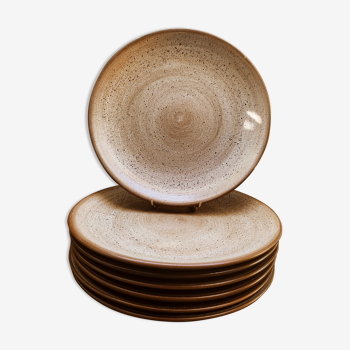 7 ceramic plates by Niderviller model Toledo