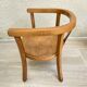 Old armchair for children in wood