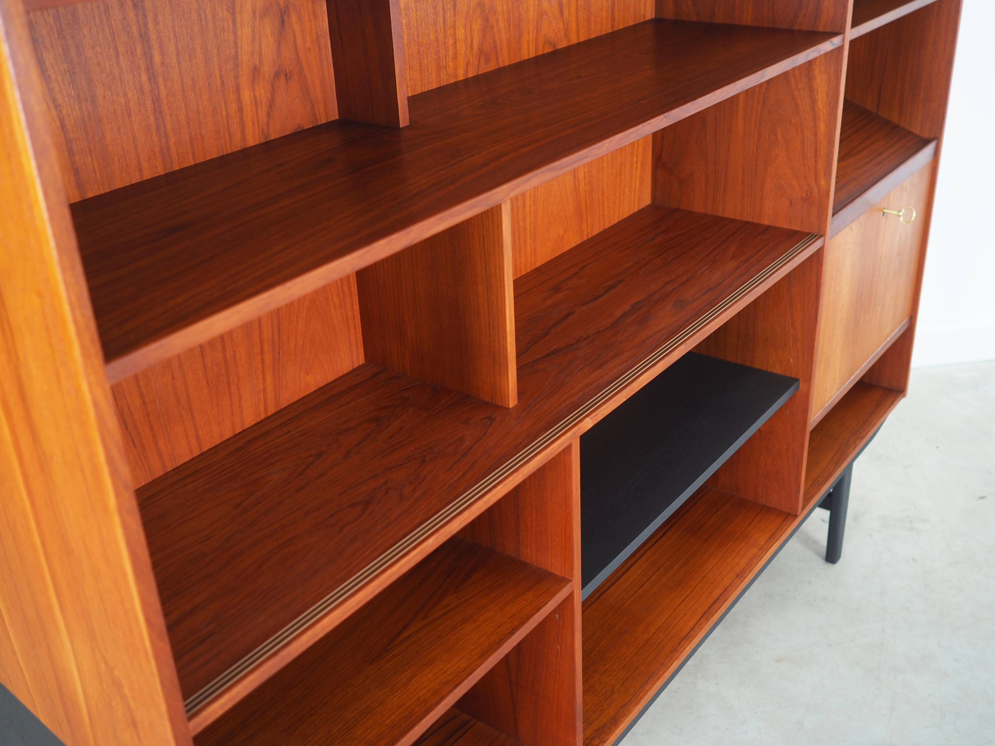 Teak bookcase, Danish design, 1970s, production: Denmark