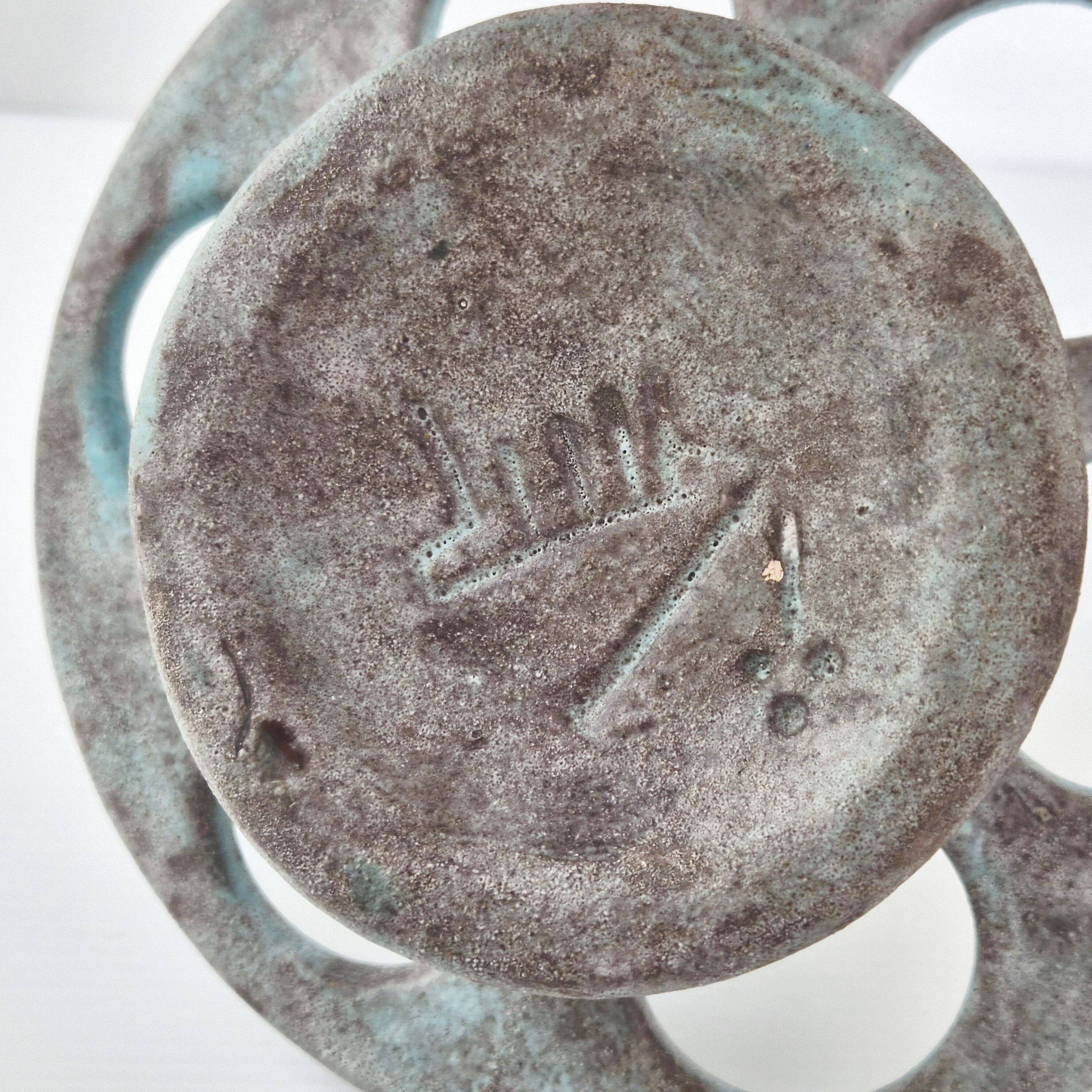Vintage egg cup holder Ar Seiz Breur