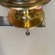 Entrance door pull handle in solid brass