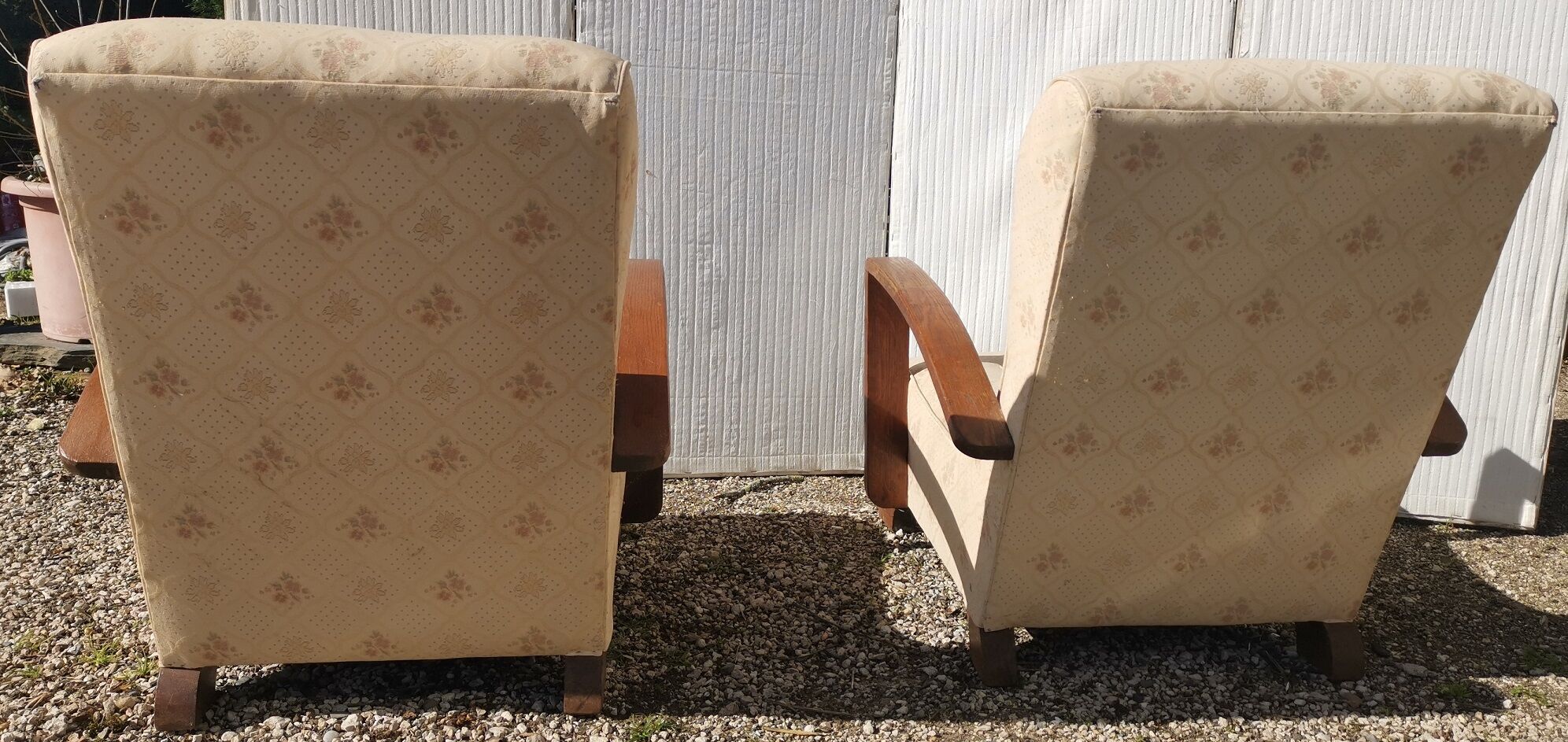 Pair of art deco armchairs 1930