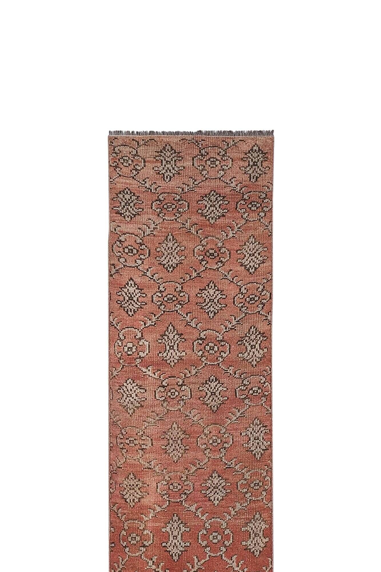 Vintage Turkish hallway rug 70x472 cm