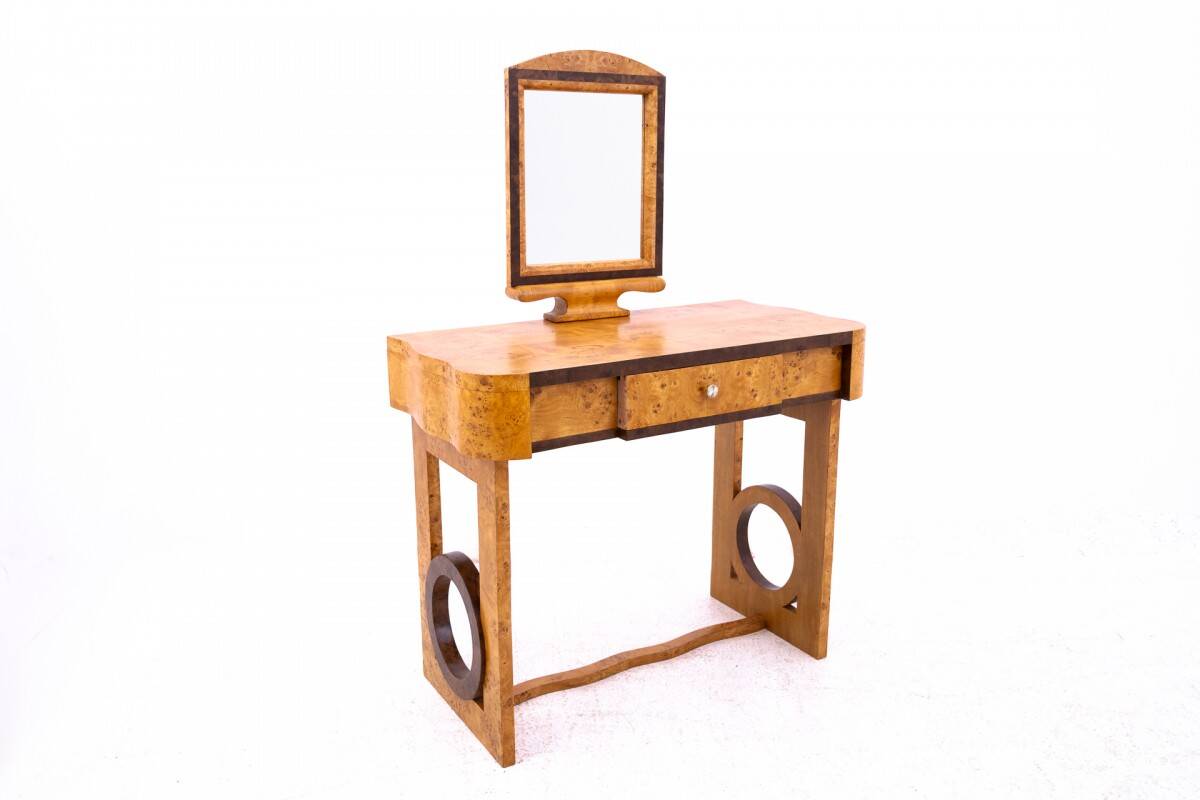 Interesting Art Deco dressing table, Poland, mid-20th century.