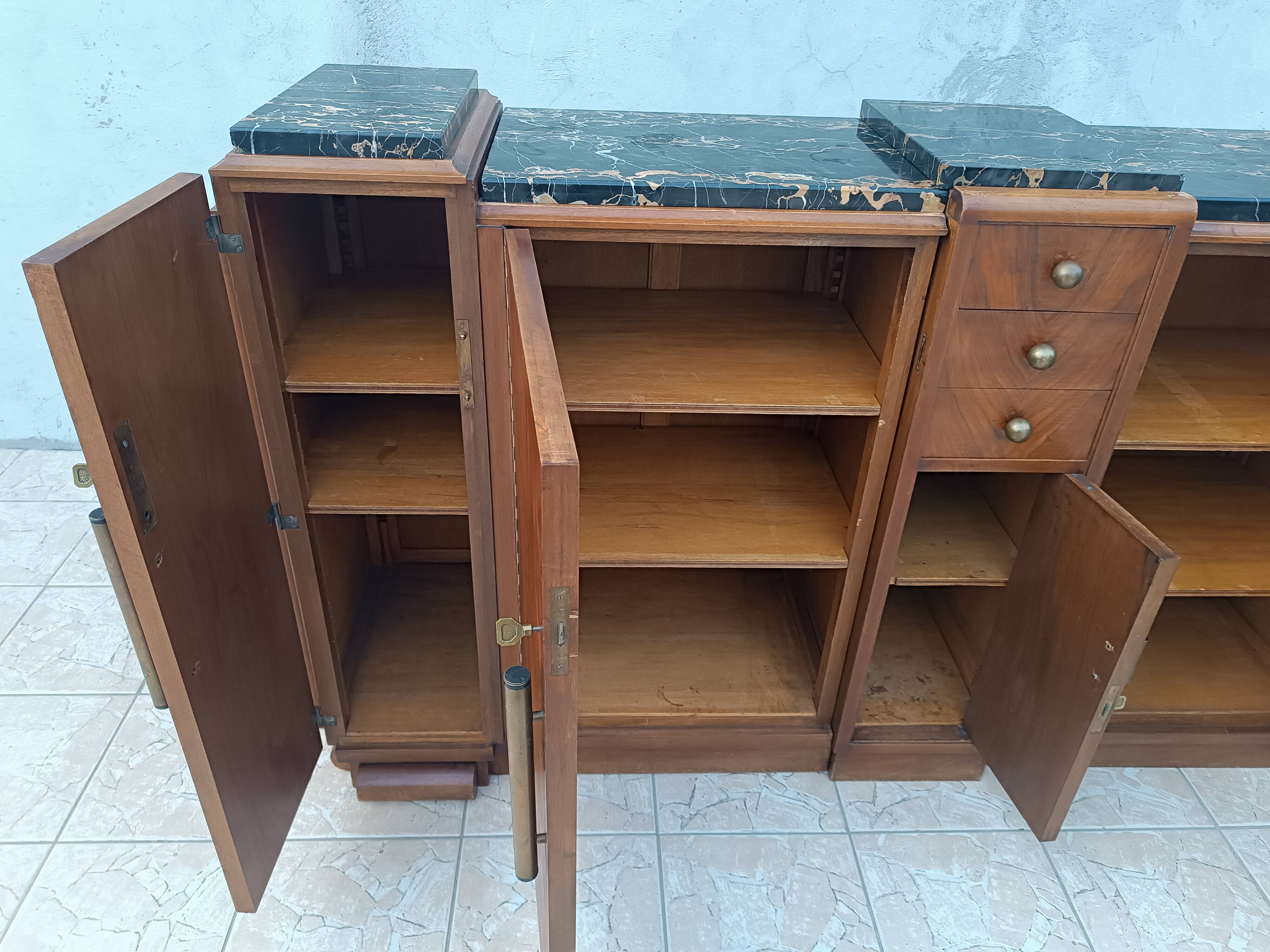 Art Deco mahogany sideboard