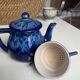 Old enameled coffee pot