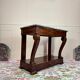 Mahogany Console Table, Restoration Period, 19th Century