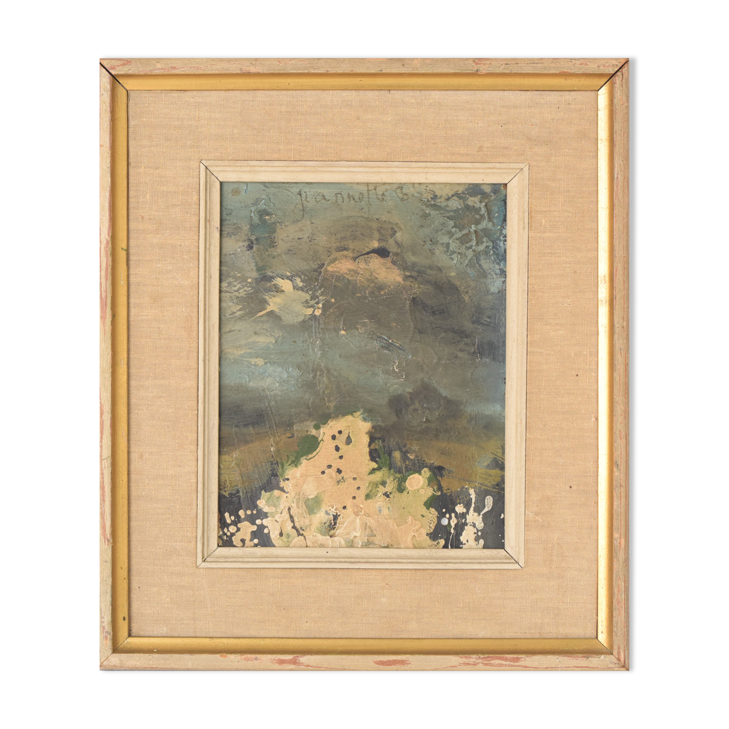 Abstract Oil Painting - Signed Juannette