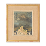 Peinture à l’huile abstraite - Signée Juannette