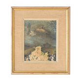 Peinture à l’huile abstraite - Signée Juannette