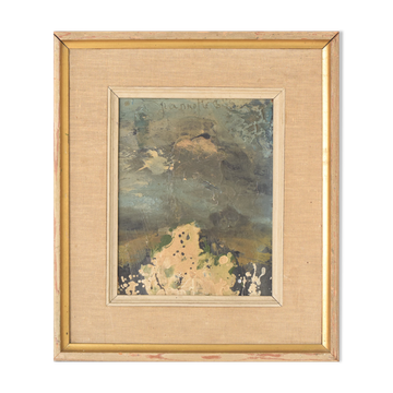Abstract Oil Painting - Signed Juannette