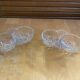 Pair of Vintage Moulded Glass Shell Salt and Pepper Shakers
