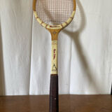 Raquette ancienne tennis montana red star bois vintage