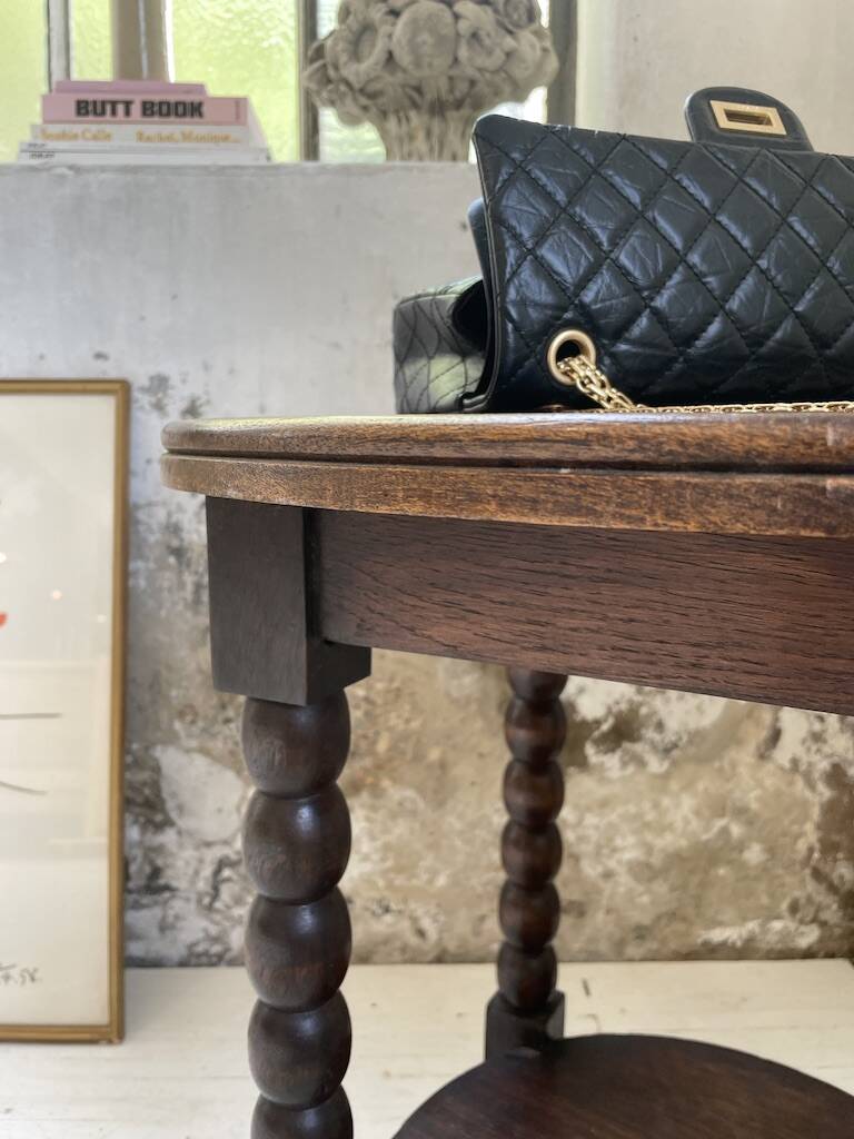 Table d’appoint brutaliste style Dudouyt