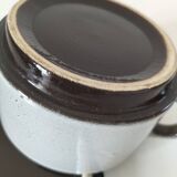 Two-tone stoneware breakfast mug