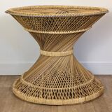 Diabolo rattan coffee table