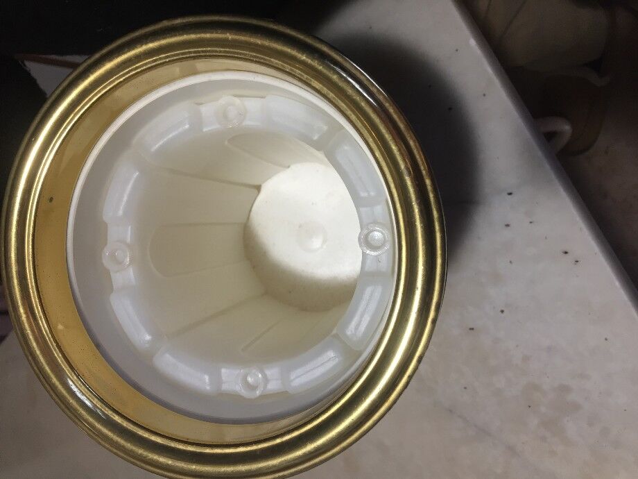 1960s wood-plated thermal balancer bucket