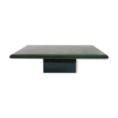 Green coffee table attributed to Jean-Claude Mahey, Roche Bobois.