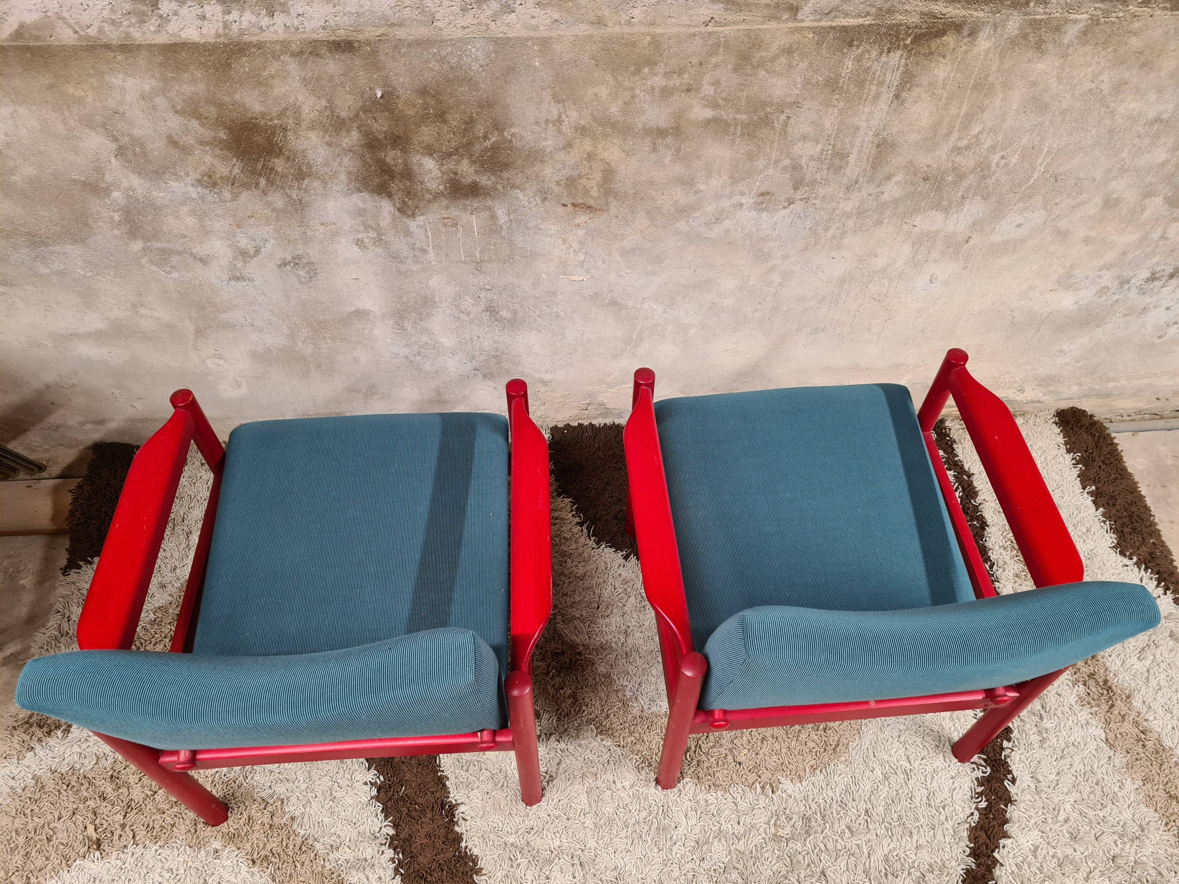 Pair of armchairs year 1960 vintage