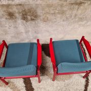 Pair of armchairs year 1960 vintage