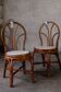Paires de chaises en rotin