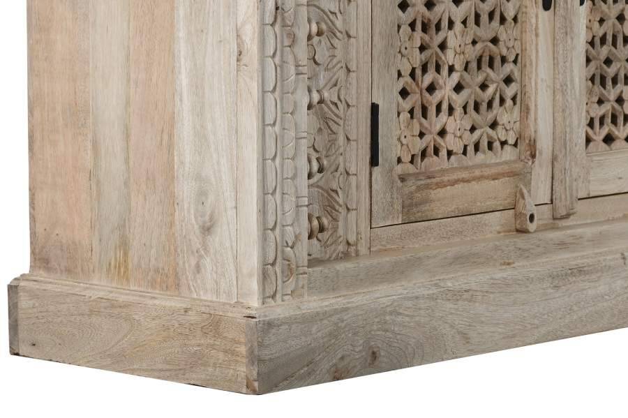 Enfilade  bufet commode mangue 185x40x100 naturel