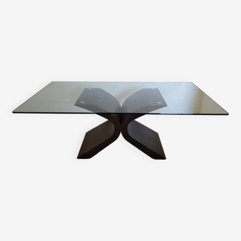 Designer glass table