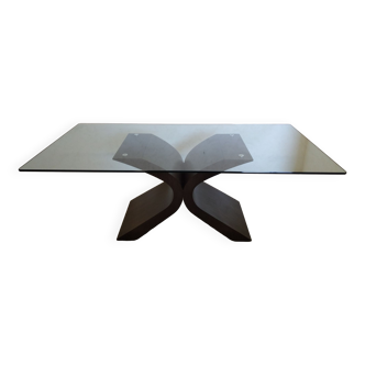 Designer glass table