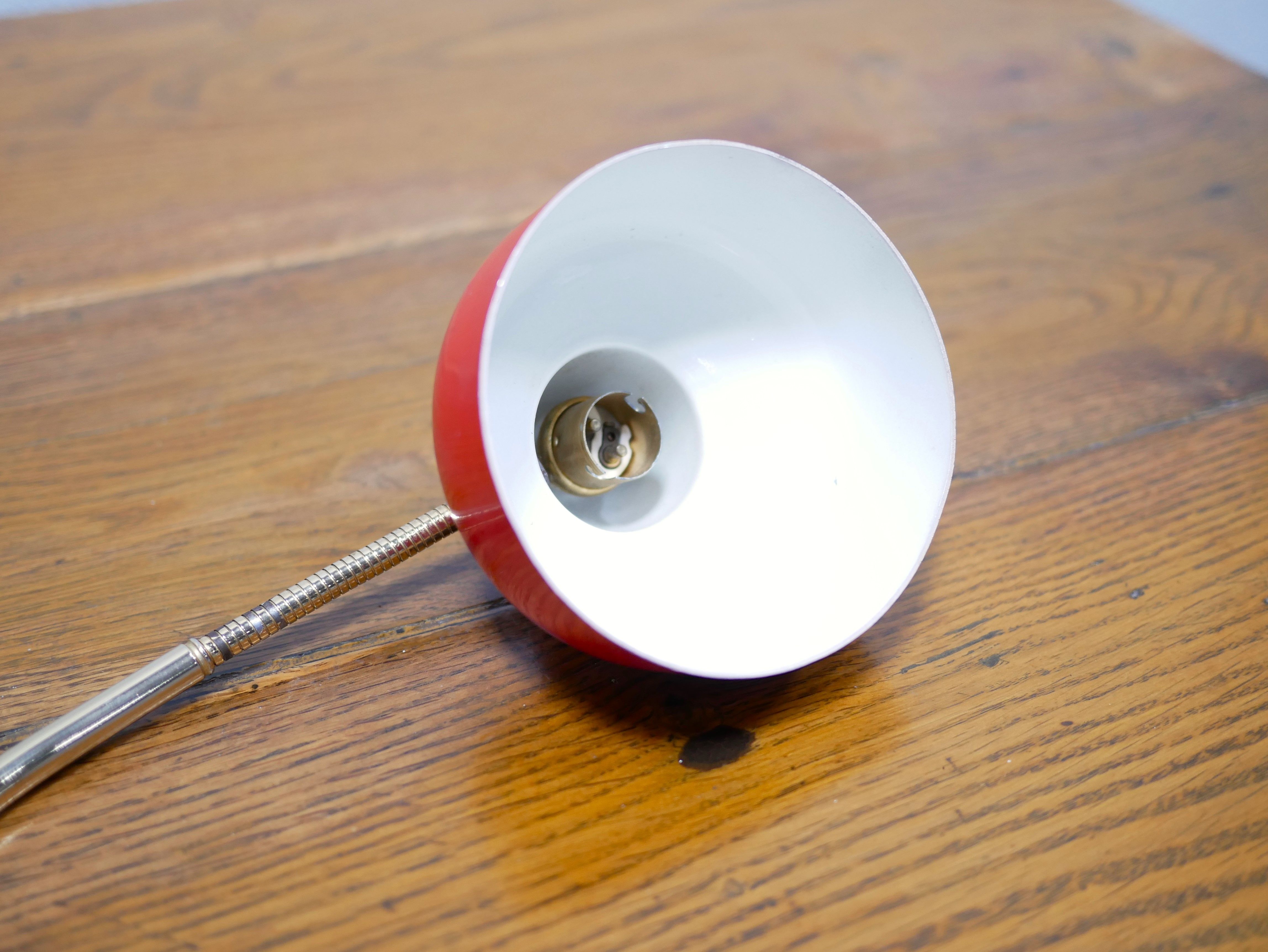 Vintage lamp in metal and brass by Delmas editions