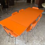Table formica 60’s et 6 chaises