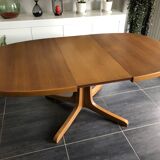 Vintage extendable table Baumann 1970s