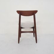 Solid teak Danish dining chair, Denmark 1950's