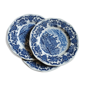 4 assiettes à dessert