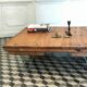 Industrial coffee table