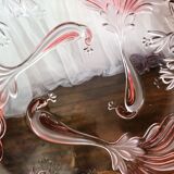 Cake dish serving pie peacock décor