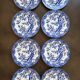 8 dessert plates with Japanese cherry blossom design