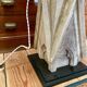 Stone floor lamp