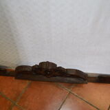 Pediment solid oak