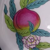 Lot of 6 porcelain bread plates from Paris décor Abondance - Perfect condition