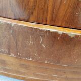 Bedside table marble top art-deco style