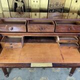 Louis Philippe stepped desk in mahogany