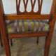 Set of 2 Purple and Green Tapestry Chairs - Cherry