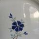 6 old mismatched blue/white plates St Amand, Moulin des loups