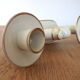 Porcelain candle holder