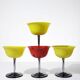 4 Art Deco dessert bowls in Nudawn & Catalin, Canada, 1930s