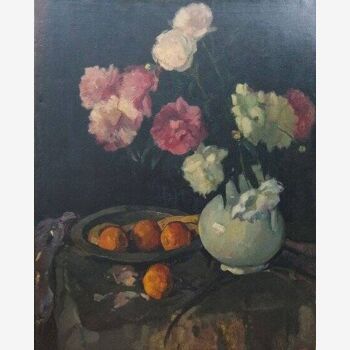 Cor Noltee (1903-1967) - Nature morte aux fleurs