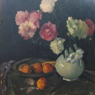 Cor Noltee (1903-1967) - Still life with flowers